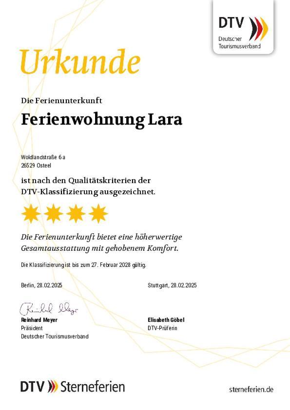 Ferienwohnung Lara "Im Herzen Von Ostfriesland" Osteel Екстер'єр фото